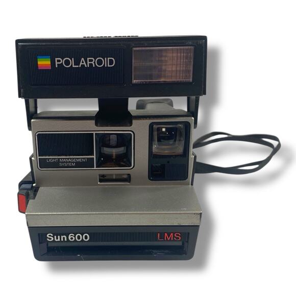 Polaroid Sun 600 LMS Instant Film Camera Vintage 600 Series Flash - Picture 1 of 6